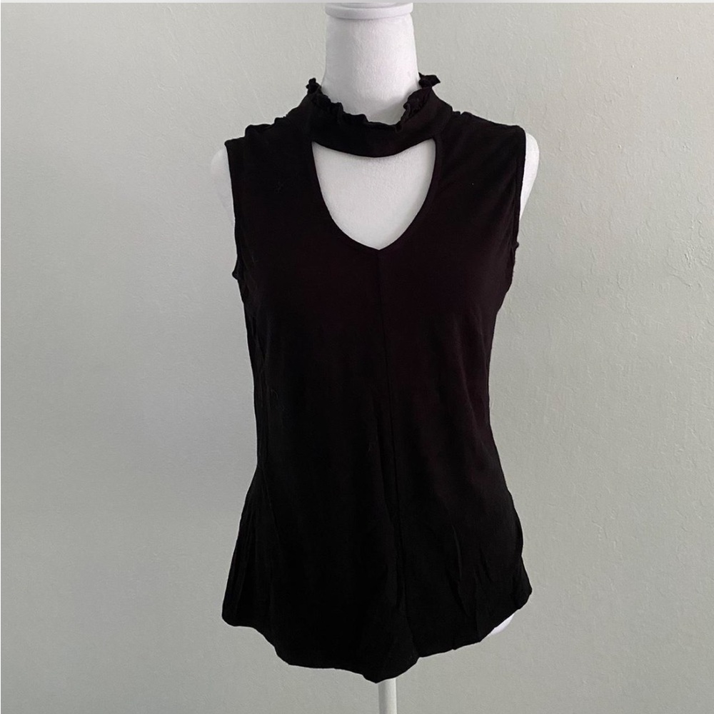 Nanette Lepore Black Sleeveless Tank Top
